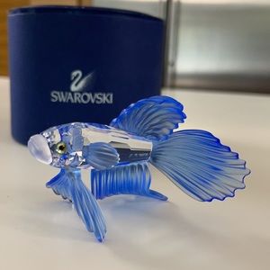 Y2K Vintage Swarovski Siamese Fighting Fish